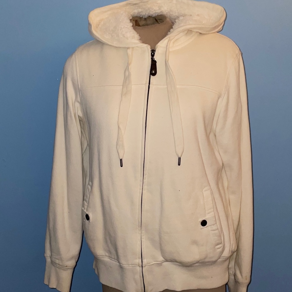 Green Tea Fleece Lined Zip Hoodie